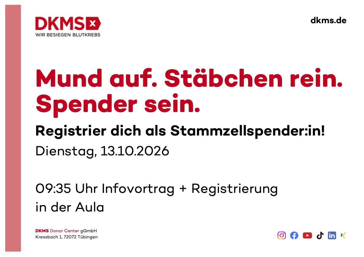 Leben retten – werde Stammzellspender:in!